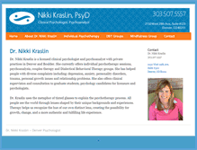 Tablet Screenshot of drnikkikraslin.com